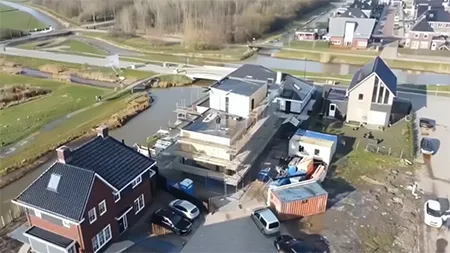 3-storey steel structure residential building