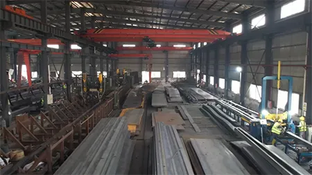 Steel processing workshop