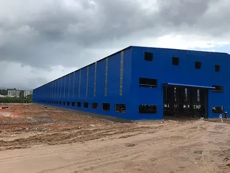 400ton Steel Structure Workshop Factory for Highway Reinforcement Bars Processing