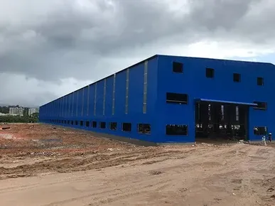 400ton Steel Structure Workshop Factory for Highway Reinforcement Bars Processing
