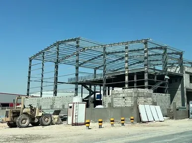 Steel Structure Workshop Building in Qatar