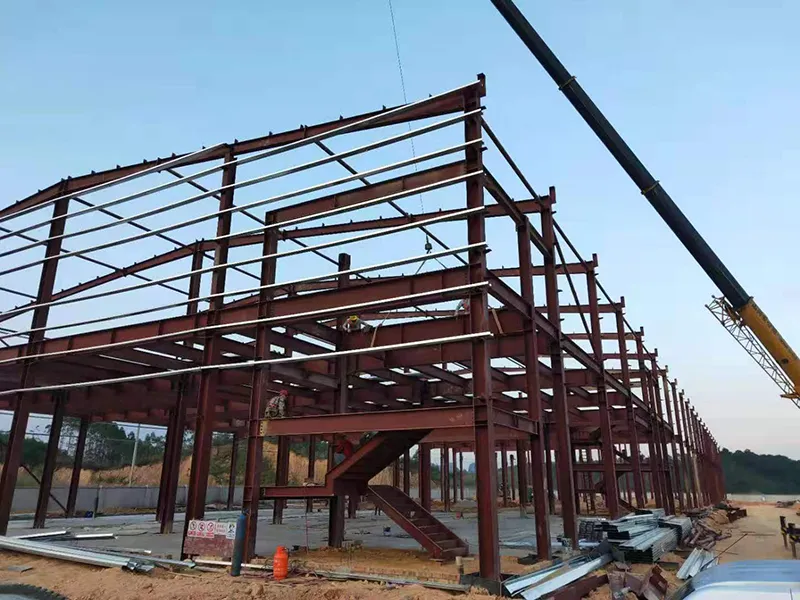 Two-Storey Steel Structure Workshop Factory