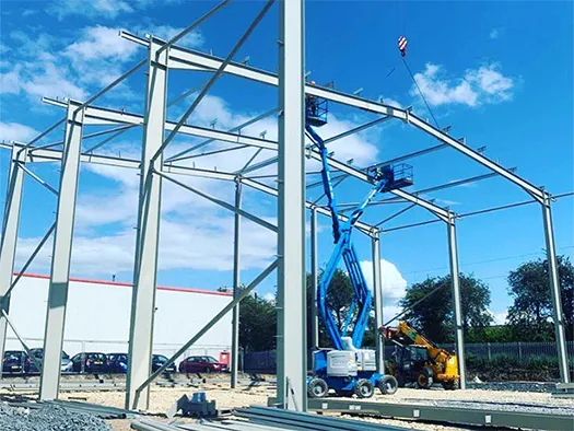 Steel Structure Warehouse in Bulgaria