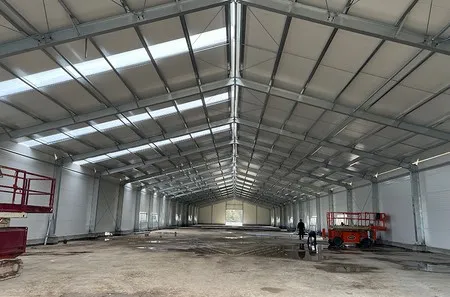 2737m² Steel Structure Chicken House in Poland
