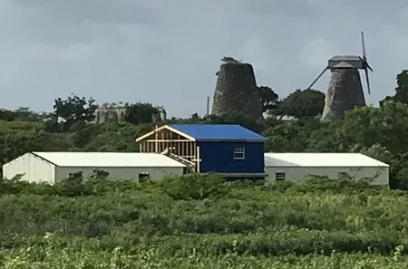 350m² Steel Structure Chicken House in Antigua