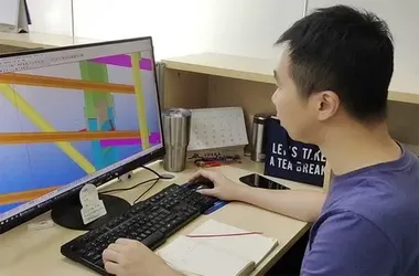 Steel aircraft hangar design