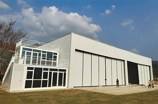 1183m² Steel Structure Hangar in Guangzhou
