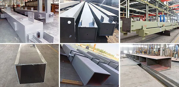 Why steel box columns and beams are used in heavy-load projects