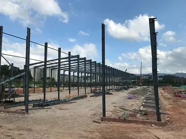 400ton Steel Structure Workshop Factory