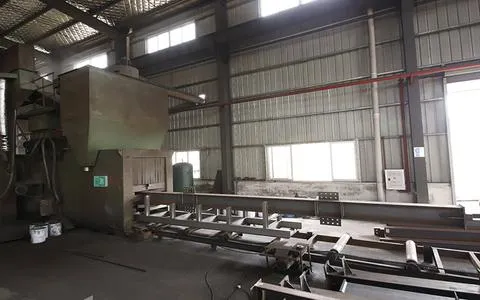  H Steel shot blasting (Sa 2.5 surface standard)