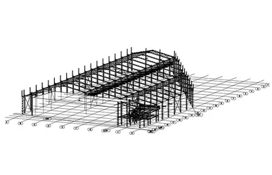 Irregular-Shaped Steel Structure Factory Building