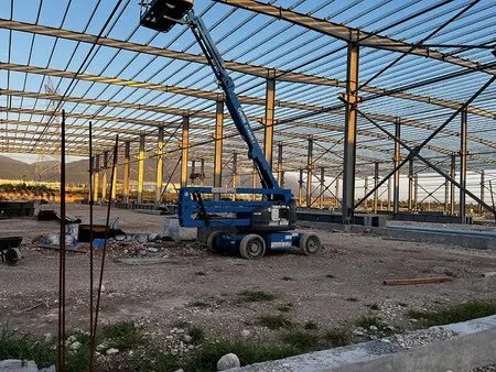 400 Tons Prefabricated Steel Structure Workshop in Mexico