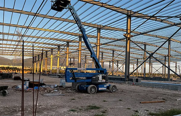 400 Tons Prefabricated Steel Structure Workshop in Mexico