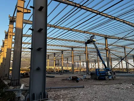 400 Tons Prefabricated Steel Structure Workshop in Mexico