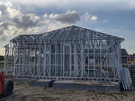 Light Steel Keel Villa in the United States (Including Basement)