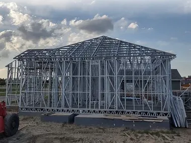 Light Steel Keel Villa in the United States (Including Basement)