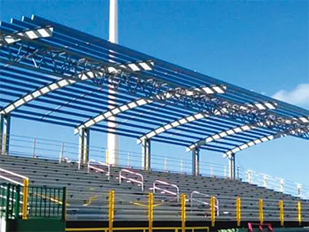 Outdoor stadium shed