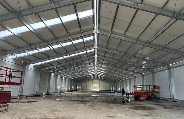 2737m² Steel Structure Chicken House in Poland