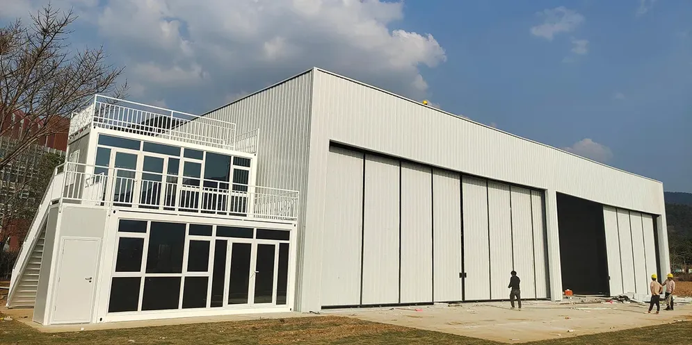 1183m² Steel Structure Hangar in Guangzhou