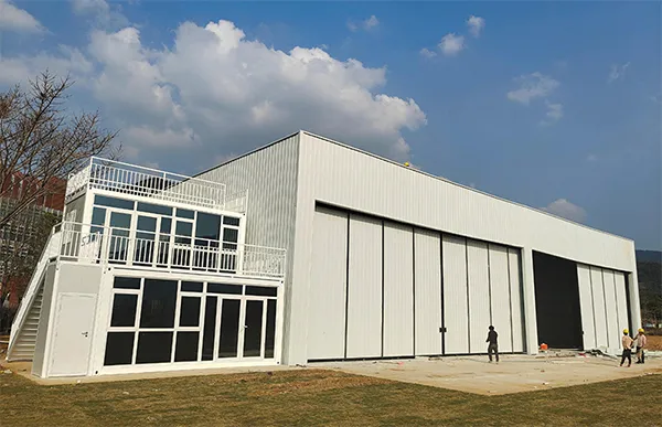 1183m² Steel Structure Hangar in Guangzhou