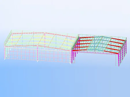 1183m² Steel Structure Hangar in Guangzhou