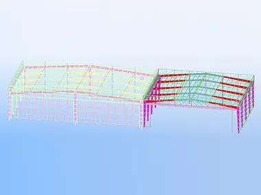 1183m² Steel Structure Hangar in Guangzhou