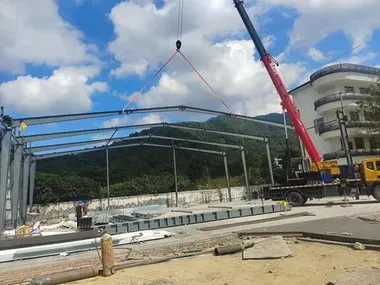1183m² Steel Structure Hangar in Guangzhou