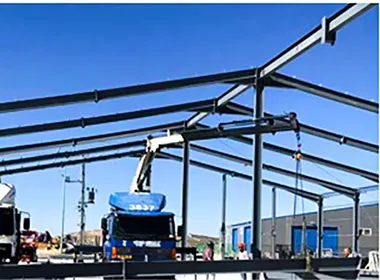 Steel Structure Warehouse Project in Israel