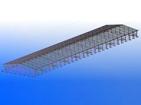 9855m² Steel Structure Warehouse Logistic Center in Davao, Philippines