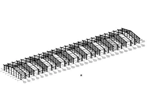 9855m² Steel Structure Warehouse Logistic Center in Davao, Philippines