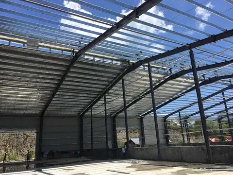 9855m² Steel Structure Warehouse Logistic Center in Davao, Philippines