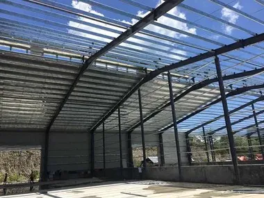 9855m² Steel Structure Warehouse Logistic Center in Davao, Philippines