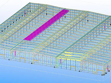 Steel Structure Workshop Project in Mexico
