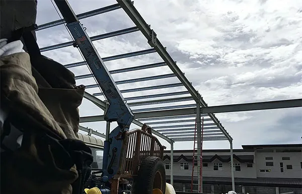 Steel Warehouse Foundation Reinforcement Project in Philippines