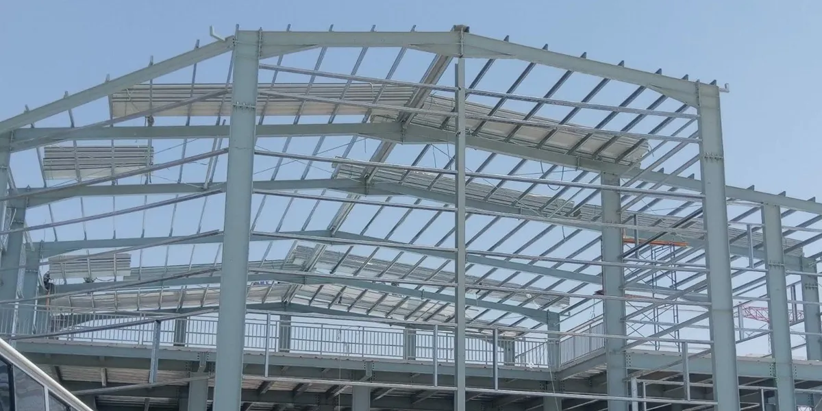 1749m² Steel Warehouse with Mezzanine in Doha, Qatar