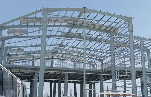 1749m² Steel Warehouse with Mezzanine in Doha, Qatar