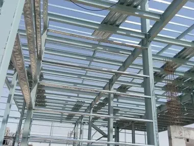 1749m² Steel Warehouse with Mezzanine in Doha, Qatar