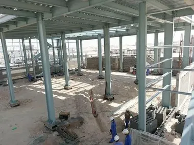 1749m² Steel Warehouse with Mezzanine in Doha, Qatar