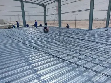 1749m² Steel Warehouse with Mezzanine in Doha, Qatar
